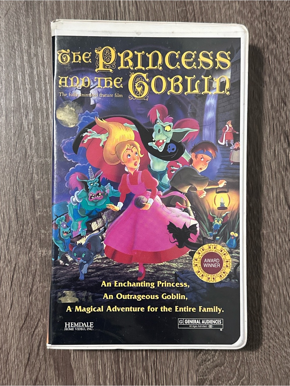 The Princess and the Goblin VHS